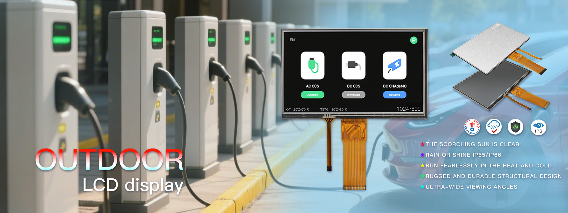 الجودة شاشة LCD عالية السطوع مصنع