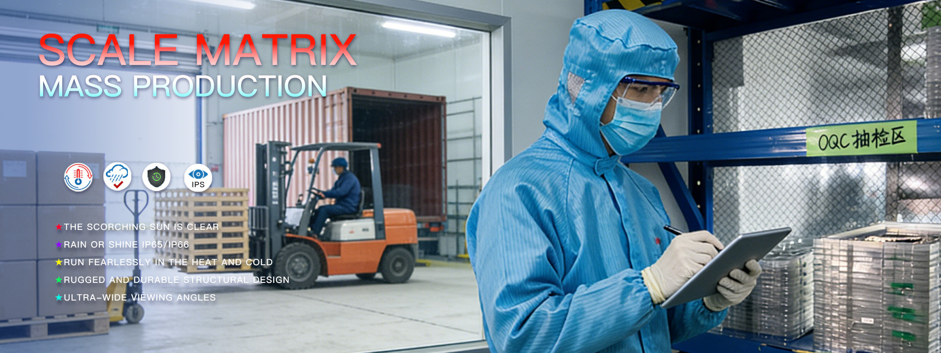 Qualité Affichage d'affichage à cristaux liquides d'intense luminosité Usine