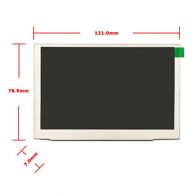 5.0 Inch Wide Temperature LCD Module 800x480 IPS TFT LCD Display
