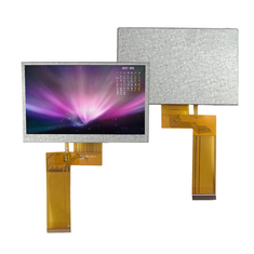 Pantalla LCD TFT de 4.3 pulgadas 480x272 con panel táctil resistivo
