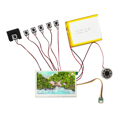 Buy LCD Video Palyer Brochure 800x480 4.3 Inch TFT Display 350nits Brightness online manufacture
