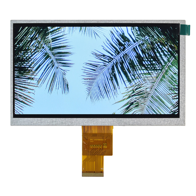 شراء شاشة LCD TFT IPS مقاس 7 بوصات عالية السطوع وعريضة النطاق الحراري بدقة 1024 × 600، 40 سنًا LVDS تصنيع عبر الإنترنت