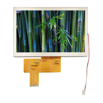 Buy Wide Temperature Industrial 7 Inch TFT Display 480nits Brightness Optional Touch Panel online manufacture
