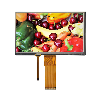 Buy 50 Pin RGB 7 Inch TFT LCD Display With Resistive Touch Screen 1024x600 Resolution online manufacture