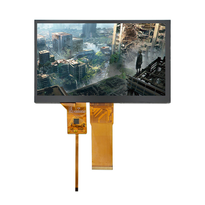 comprar 1024x600 Resolución PCAP Pantalla táctil Interfaz I2C IPS 7 pulgadas Pantalla LCD TFT Fabricación en línea
