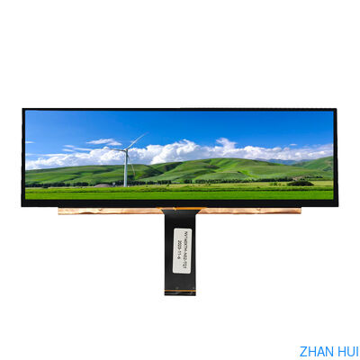 Beli 14 Inch Bar Type LCD Display 3840x1100 IPS Panel Industri dengan 30 Pin eDP Antarmuka 300nits Kontras Tinggi pembuatan online