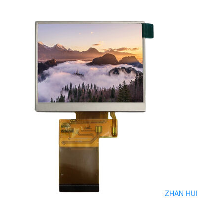 kaufen Individuelle industrielle Anzeigelösung 3,5 Zoll breite Temperatur LCD IPS TFT Modul 320x240 350nits RGB 54Pin ST7272A Online-Herstellung