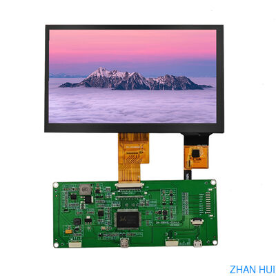 buy 7 Inch  PCAP Touch Panel IPS 1024x600 Full HD 850 Nits TFT LCD Display LVDS 40pin Wide Temperature online manufacture