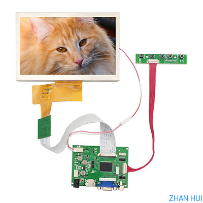 comprar Módulo de Display LCD TFT IPS de 7 polegadas de temperatura ampla 800x480 480nits  LVDS Painel Touch Opcional Fabricação em linha