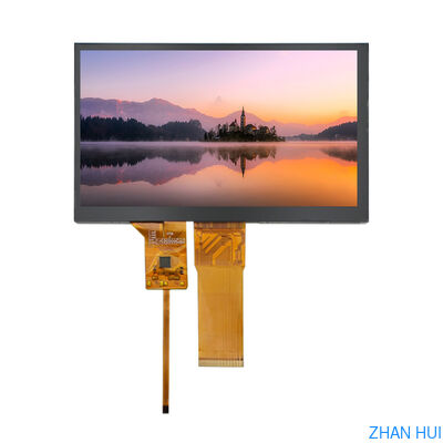 ซื้อ 7 นิ้ว PCAP Touch Display 1024x600 ความละเอียด IPS 300nits อินเตอร์เฟซ I2C TFT LCD Screen การผลิตออนไลน์