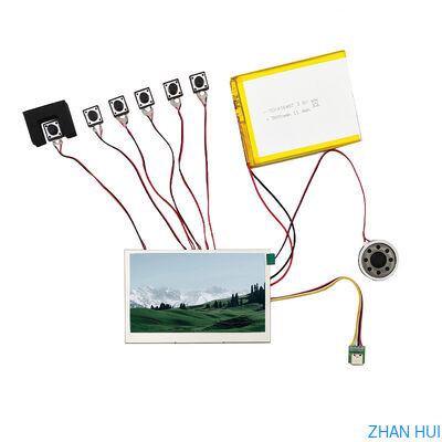 購入 中国 350nits ワイド温度液晶卸売業者 4.3 インチ 800x480 IPS LCD モジュール 24 ビット RGB 40 ピン オプションのカスタム タッチ スクリーン オンライン製造