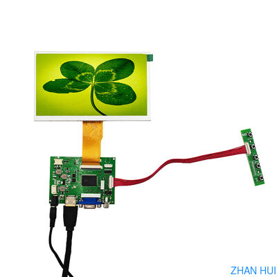 Beli 7 inci IPS lebar suhu 1024x600 kecerahan tinggi 1000nits panel layar lcd FPC 50pin pembuatan online