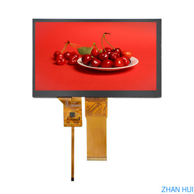 ซื้อ แผงสัมผัส PCAP ขนาด 7 นิ้ว 1024x600 จอแสดงผล LCD Full HD IPS 300 nits อุณหภูมิกว้าง FPC 50pins Connector การผลิตออนไลน์