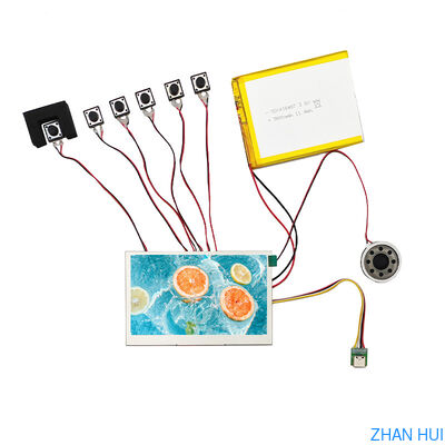 Αγορά Φυλλάδιο LCD Video Player 800x480 4.3 ιντσών TFT LCD οθόνη 350nits φωτεινότητα διαδικτυακή κατασκευή