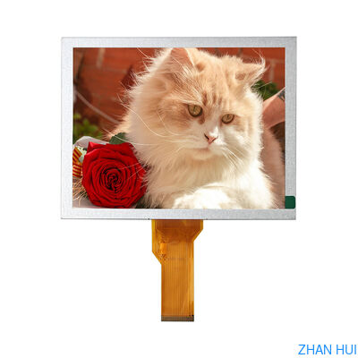 شراء شاشة LCD صناعية 8 بوصة TN TFT 500nits 800x600 دقة الشركات المصنعة لشاشات LCD بدرجة حرارة واسعة تصنيع عبر الإنترنت