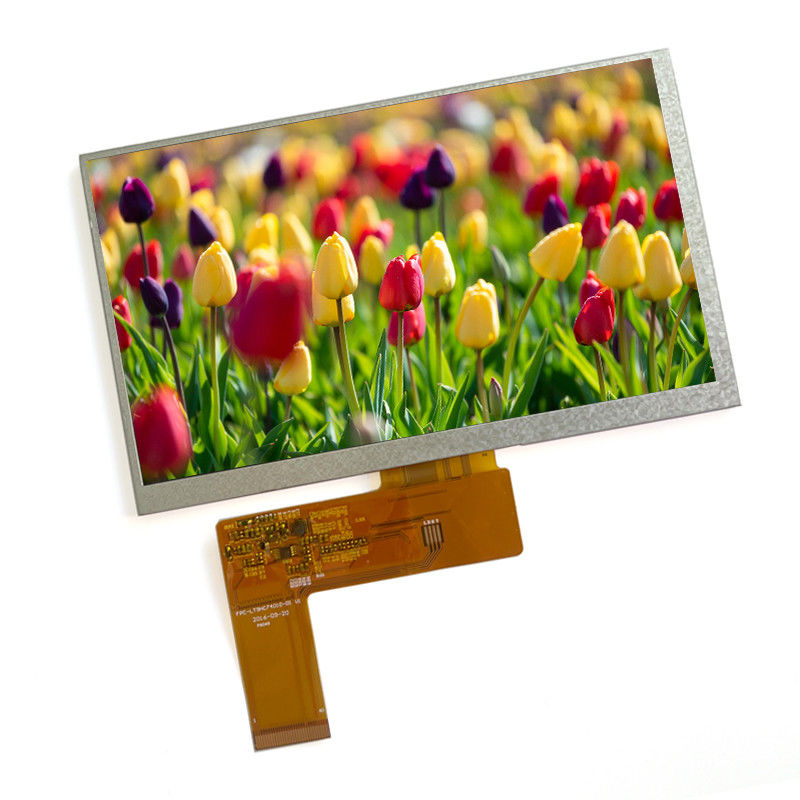 Industrial 7.0 inch TN LCD Panel 800x480 TFT LCD Display Module 700nits ...