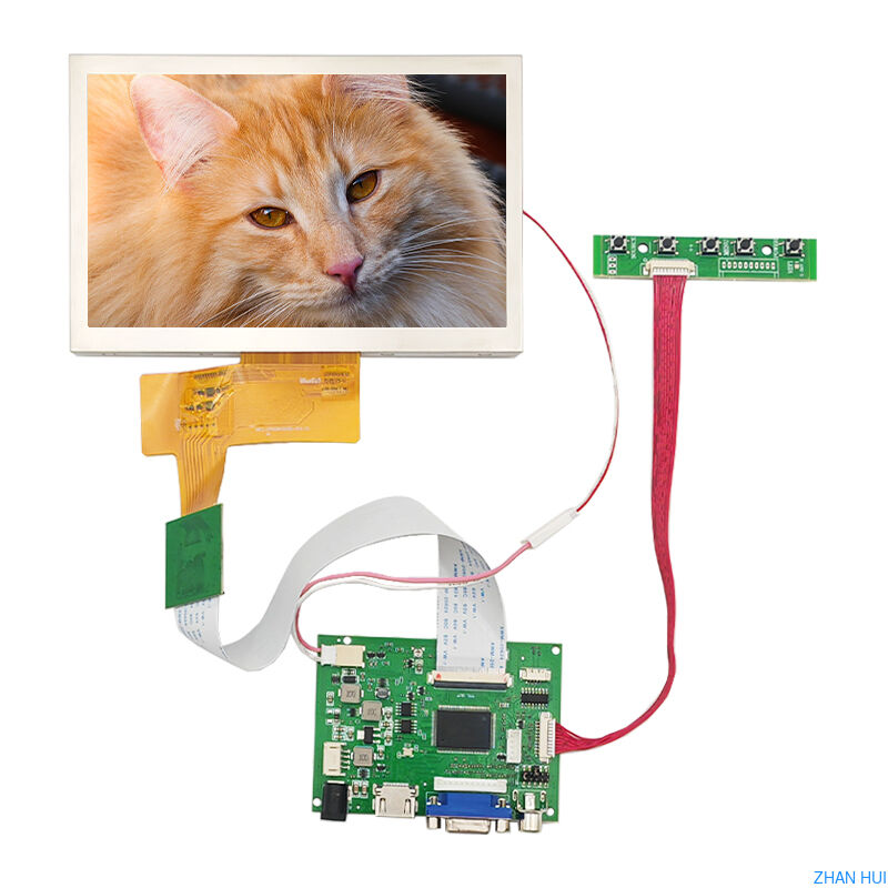 7 Inch Wide Temperature LCD 800x480 IPS 480nits TFT LCD Display Module ...
