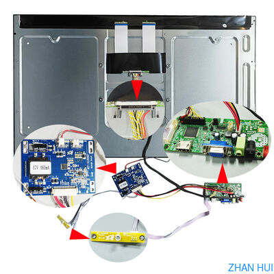32 Inch Display Module 500nits 32 Inch ips display 1920x1080 custom touch screen HDMI LCD ...